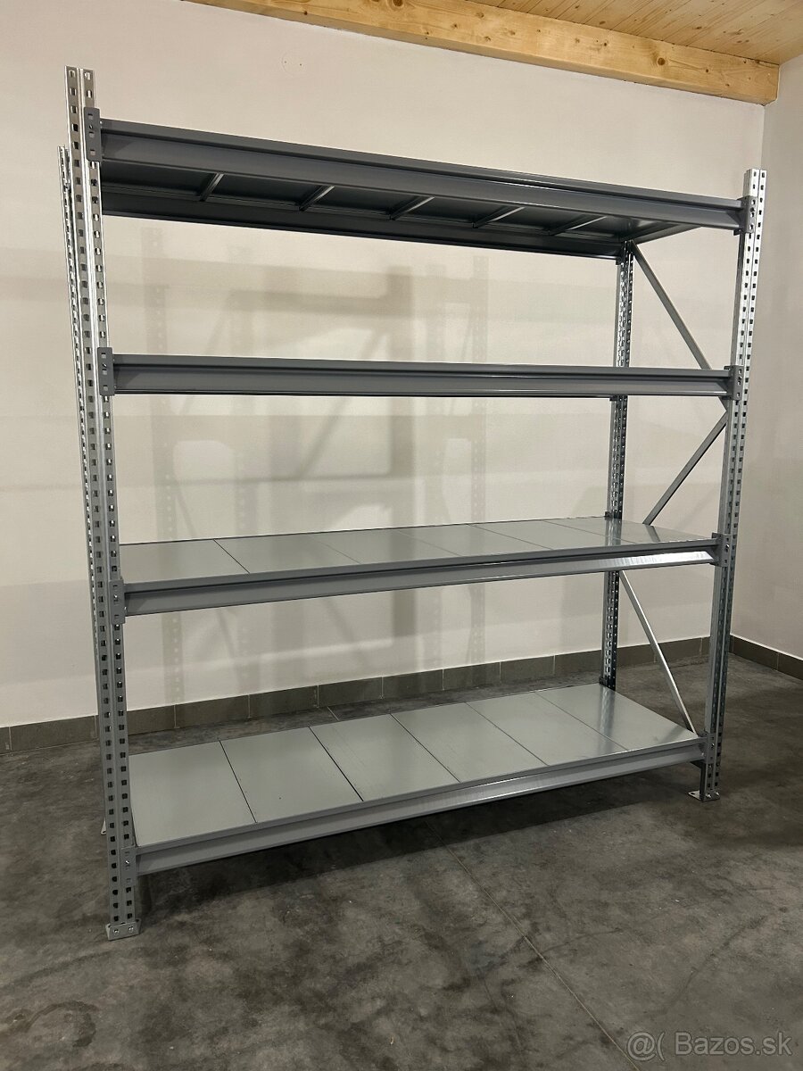 Policovy regál pozinkovaný, priemyselný - 8