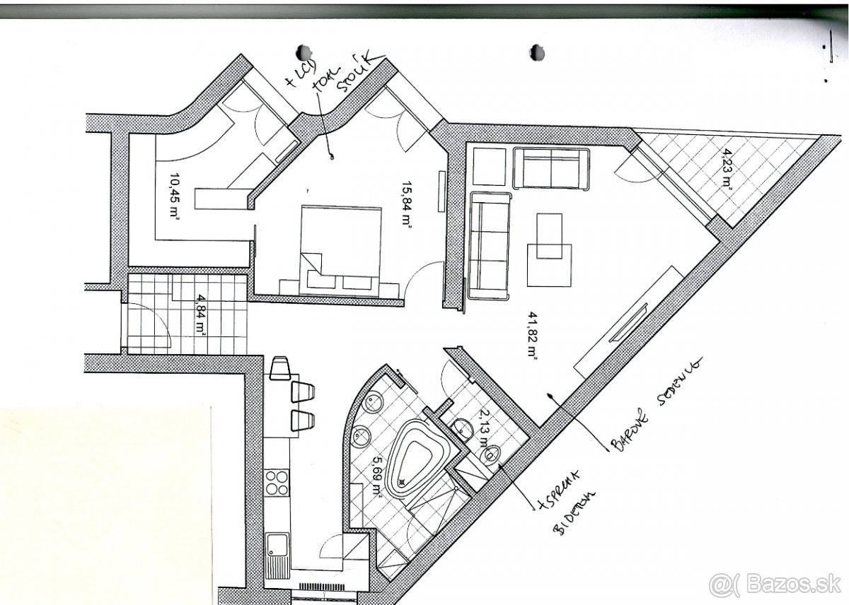 Predaj 3.izbový byt, 95m2, Bratislava, Staré mesto, Medená - 8