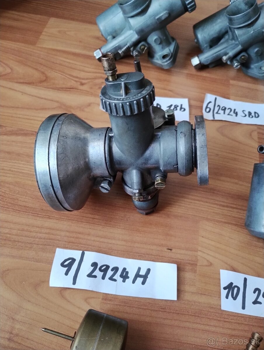 Karburátory Pérák, kývačka, panelka, californian, skůtr, atd - 8