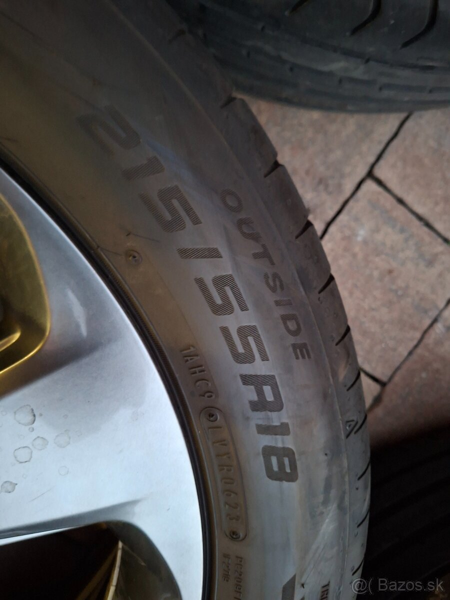 Predám org.hlinikové disky Opel/Chevrolet--R18 - 8