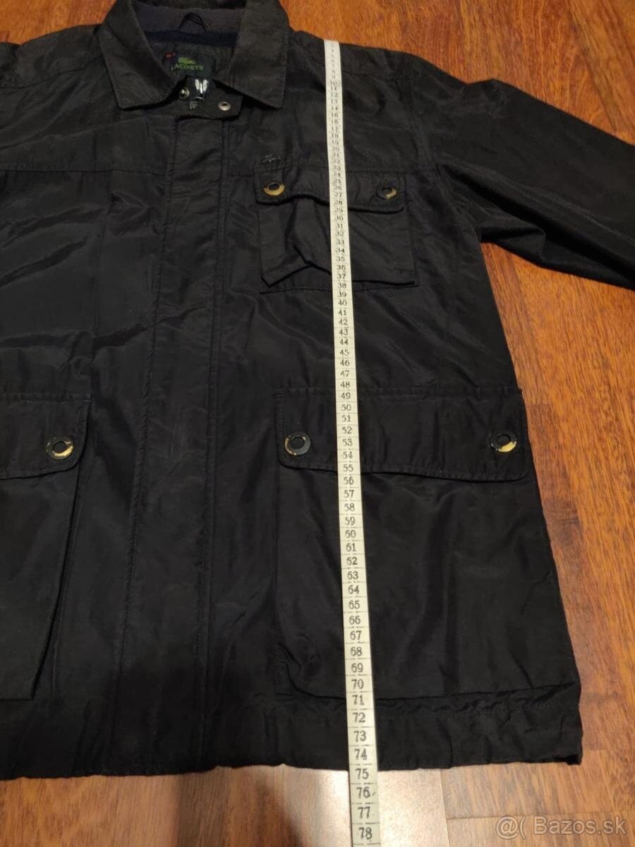 Pánská bunda Lacoste černá – velikost L - 8