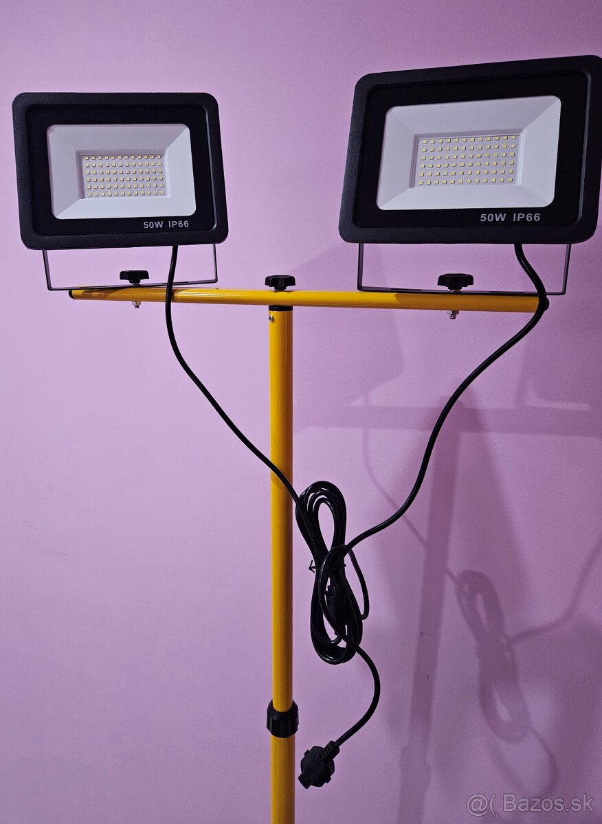 Led reflektory 2-100W + stojan - 8