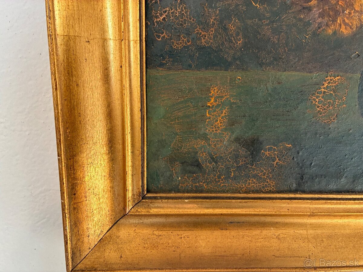 Olejomaľba na doske - 8