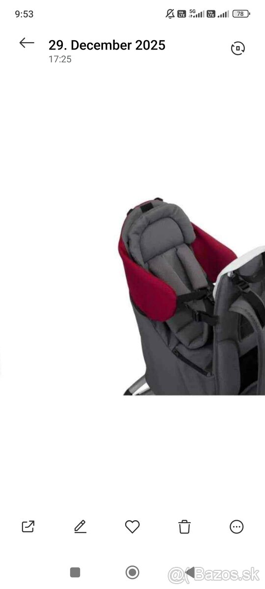 Turistický nosič chicco nový - 8