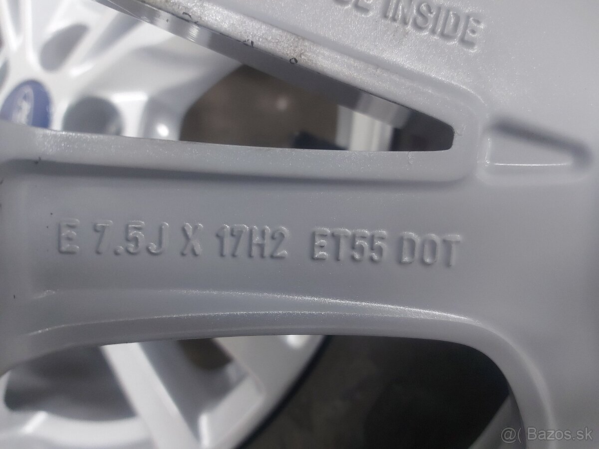 5x108R17 elektrony orig.FORD -235/55R17 DUNLOP zimné pneu - 8