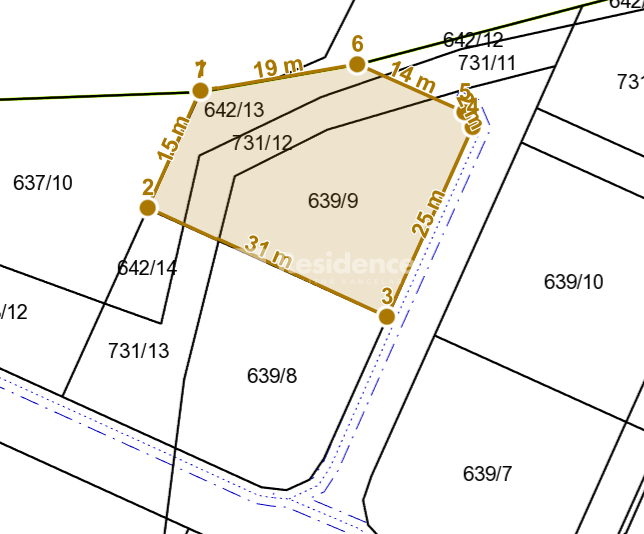 Na predaj stavebný pozemok s výmerou 722 m² – Jamník, Liptov - 8