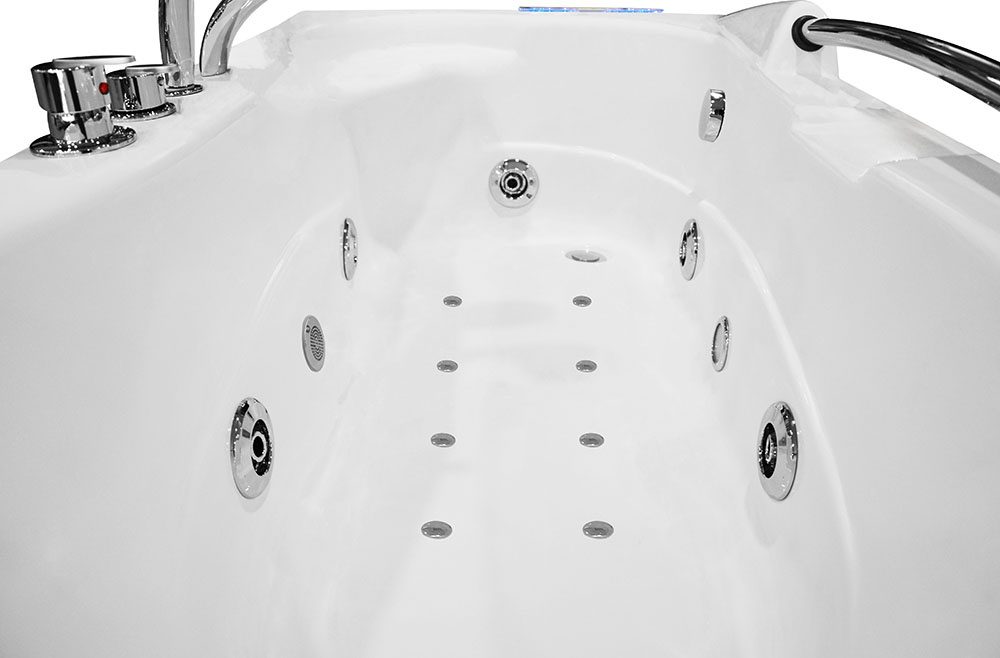 M-SPA - 0206 Vaňa s hydromasážou 167 x 85 x 55 cm - 8