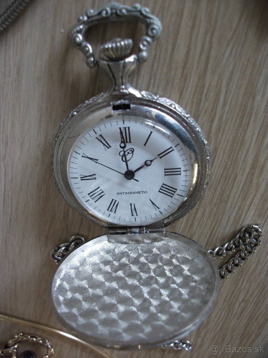 Predám hodinky-cibule polovnícky motív-dovoz Rakúsko. - 8