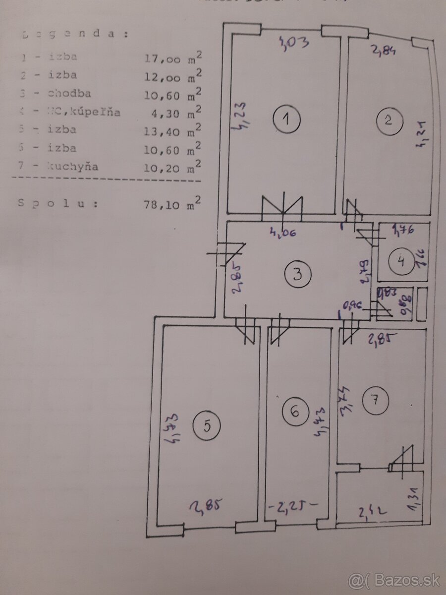 4. izb.byt s loggiou v Levoci - 8