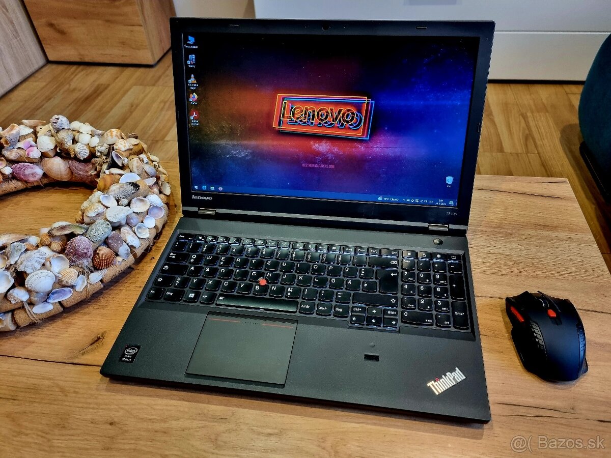 Výkonné LENOVO T540p - 15.6" - W10 - SSD - i5 - 8GB RAM - 8