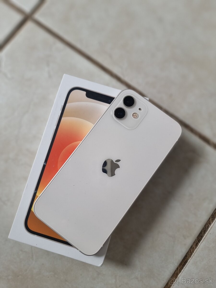 Iphone 12 WHITE 64GB s komplet prislusenstvom, original krab - 8