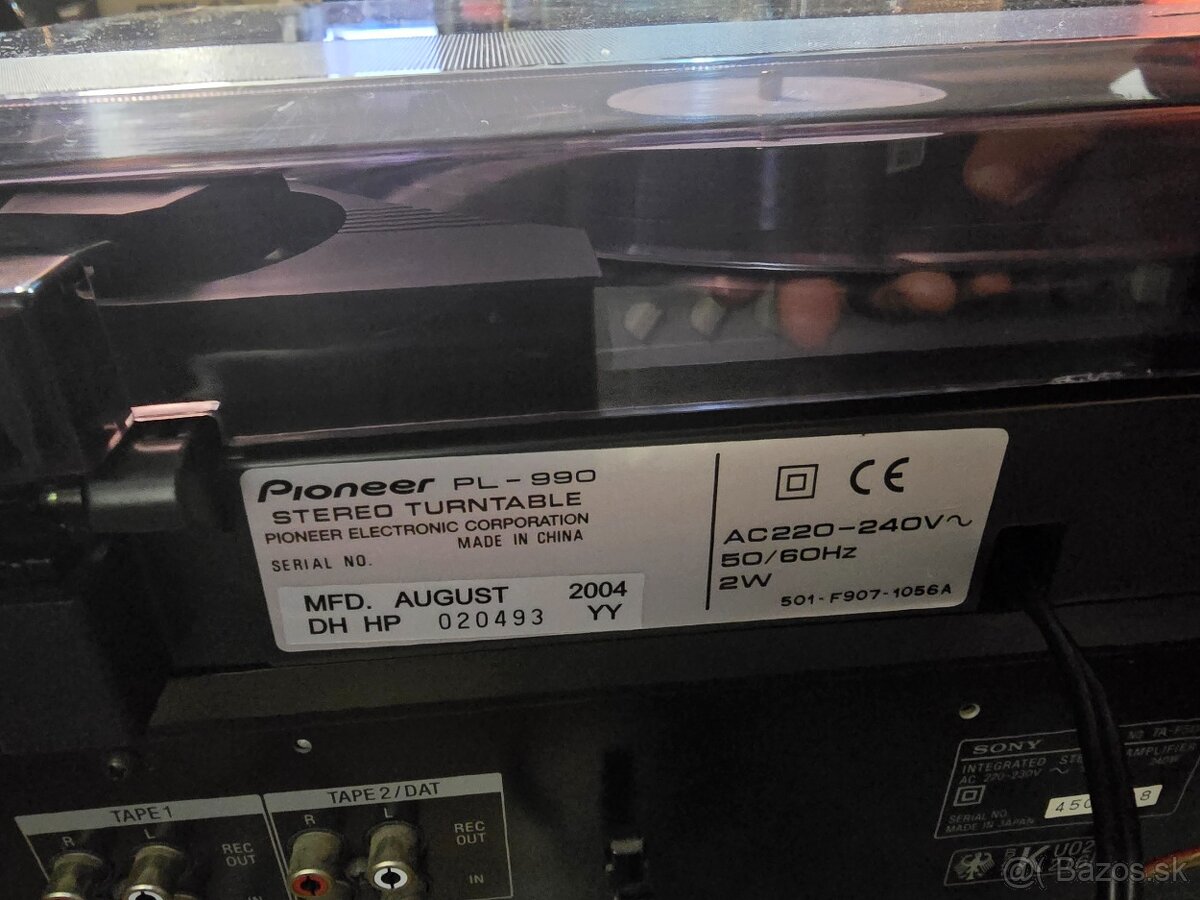 Pioneer PL-990 plneautomatický gramofón - 8