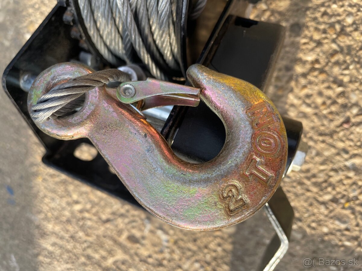 Predám ručný naviják s oceľovým lanom - 8