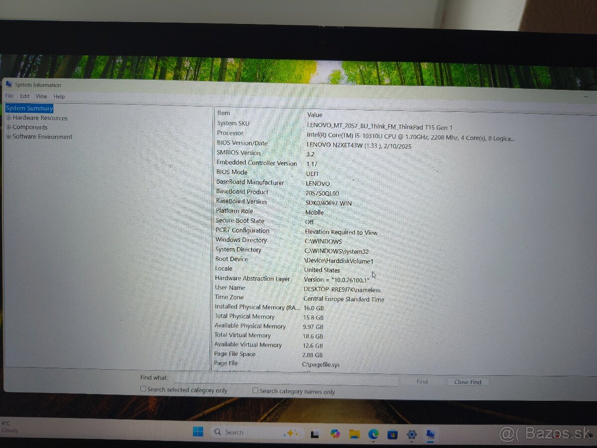 Predam Lenovo T15 Gen1 + Monitor - 8