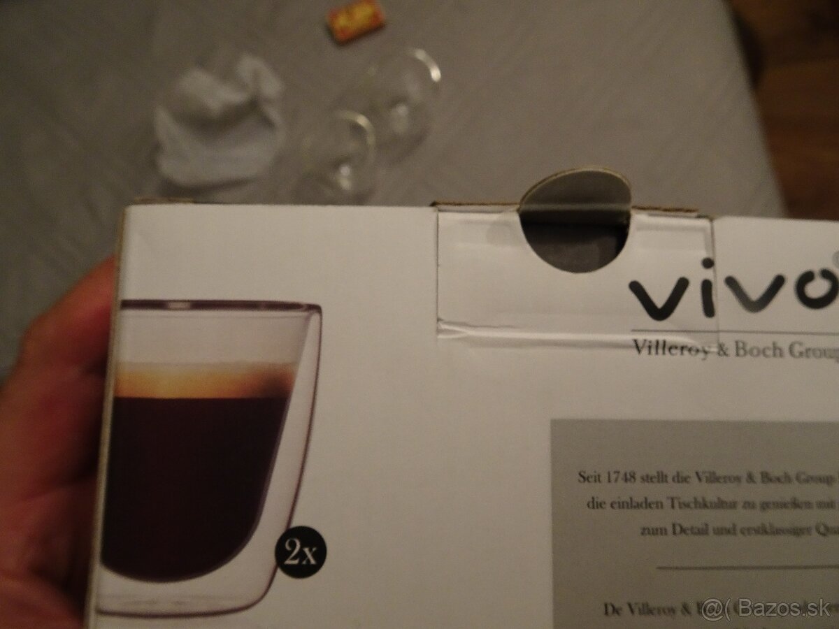 Predám kvalitné poháre na kávu VILLEROY & BOCH - 8