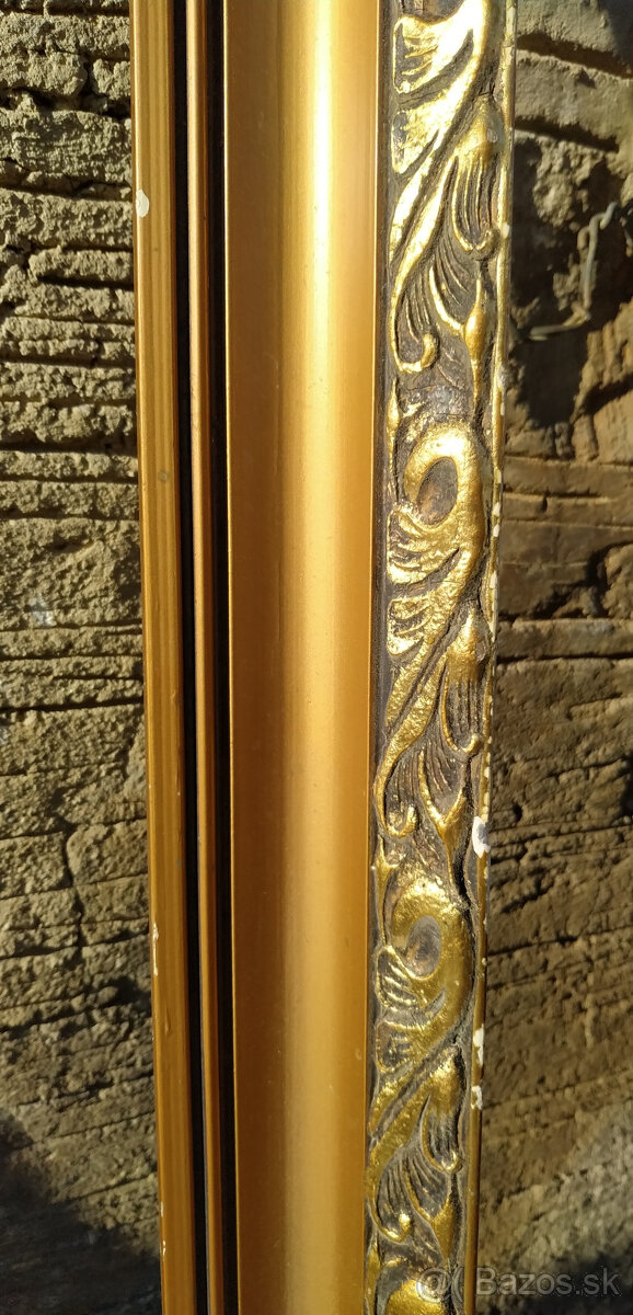 Starožitný drevený rám na obraz - 8