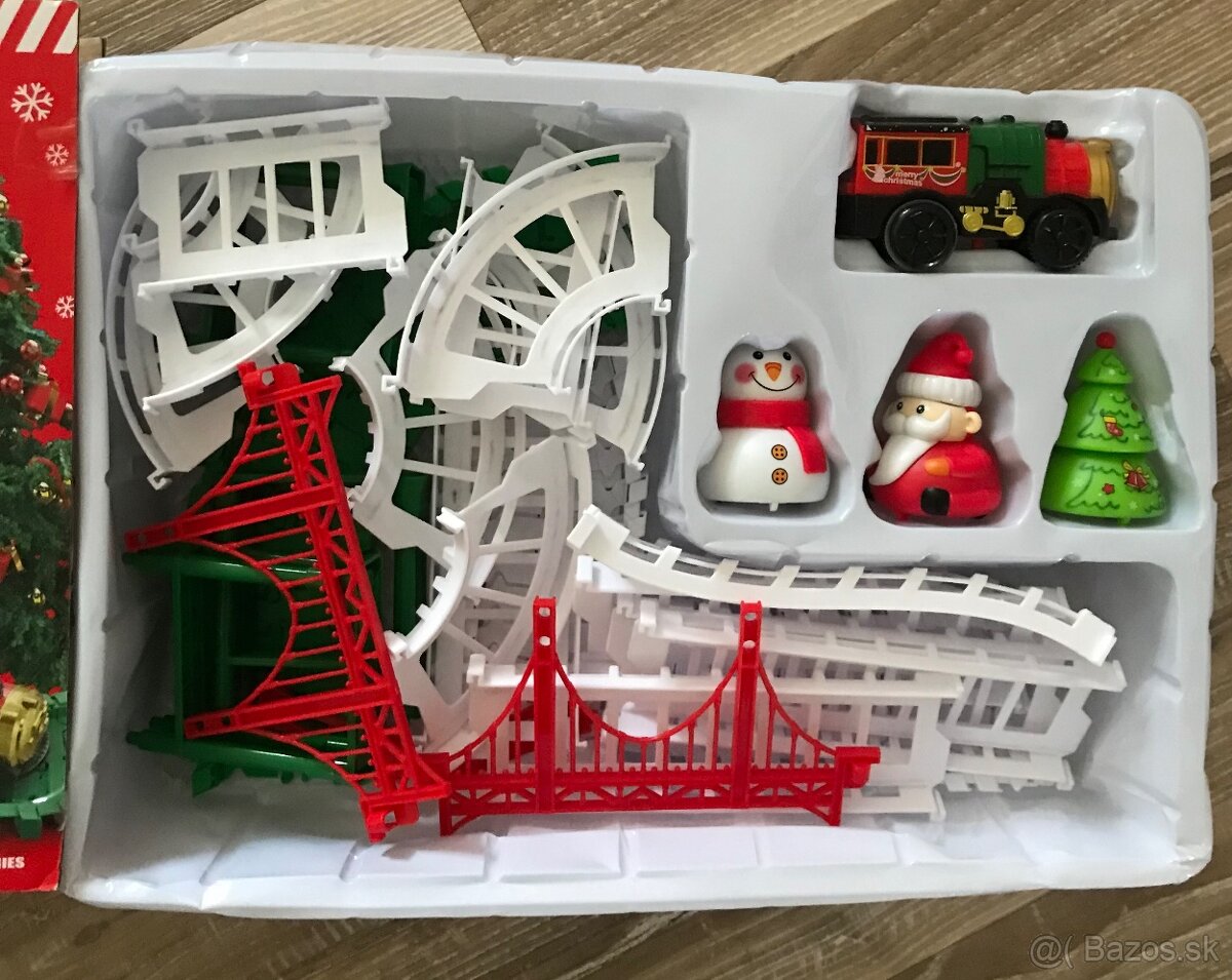 Hračka Vianočný vláčik na baterky/Nové - 8