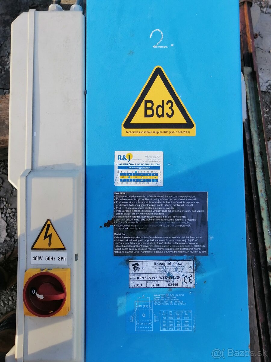 Zdvihák do 3700kg - 8