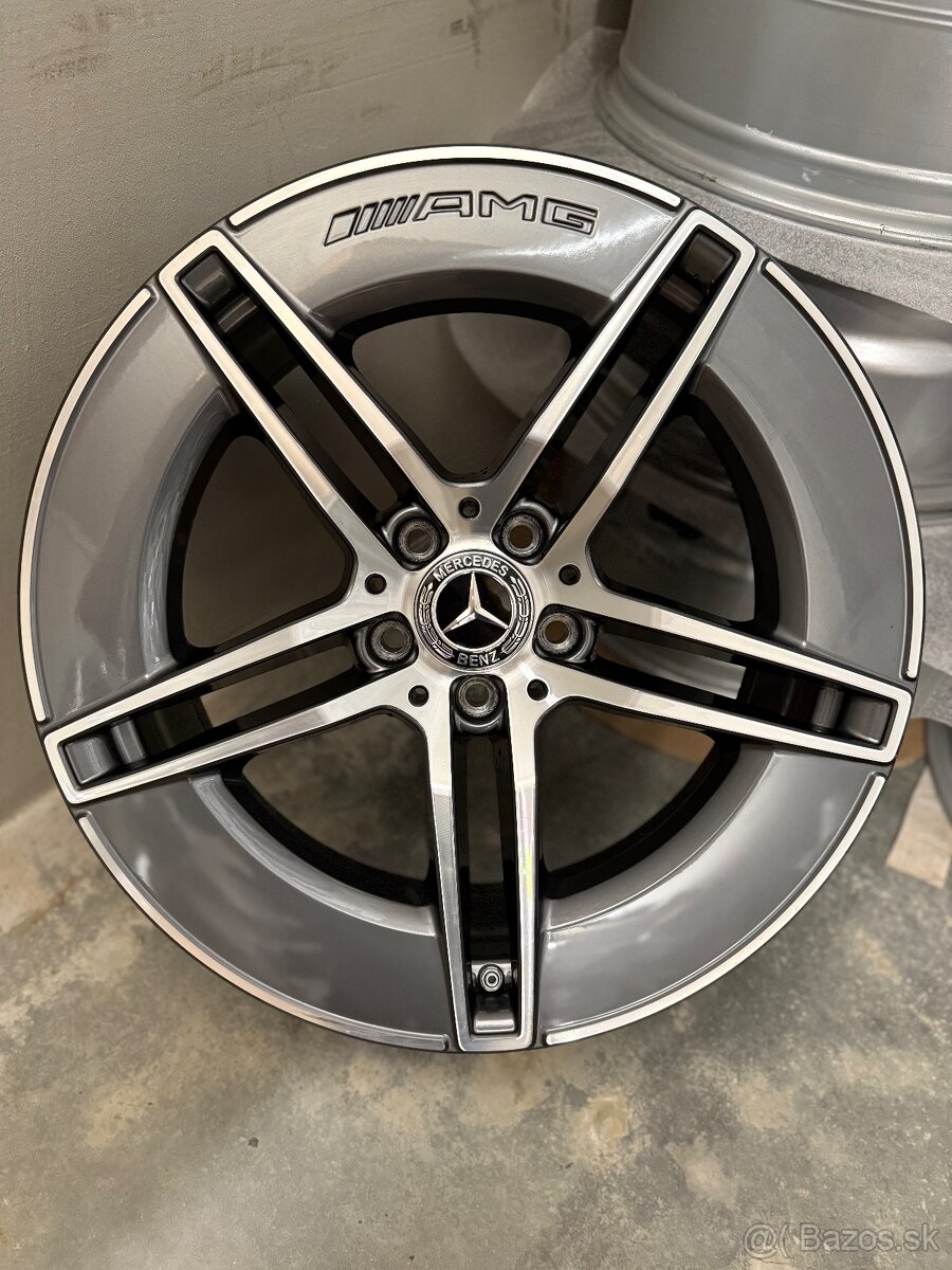 Hliníkové disky 5x112 R19 Mercedes Benz E Clas W214 S214 AMG - 8