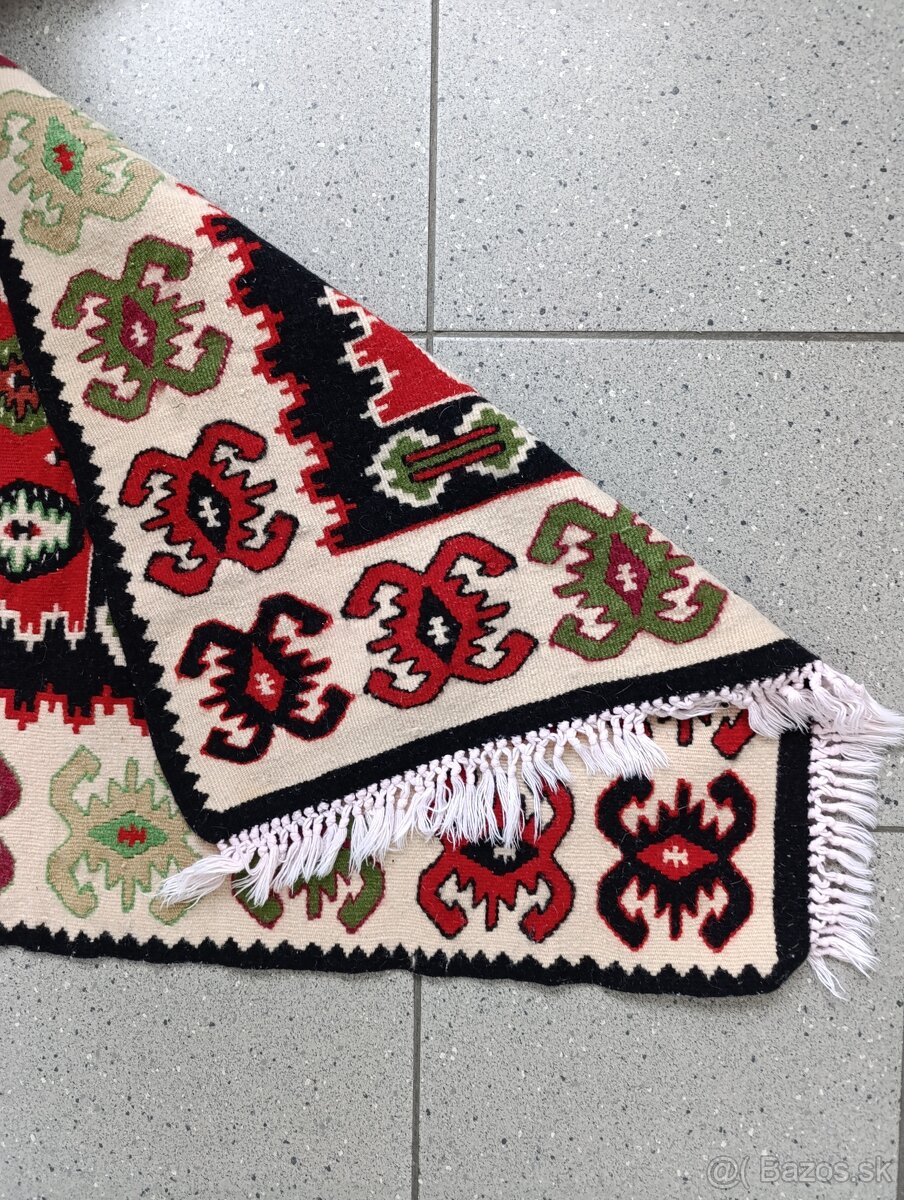 Super tkaný vlnený koberec - 8