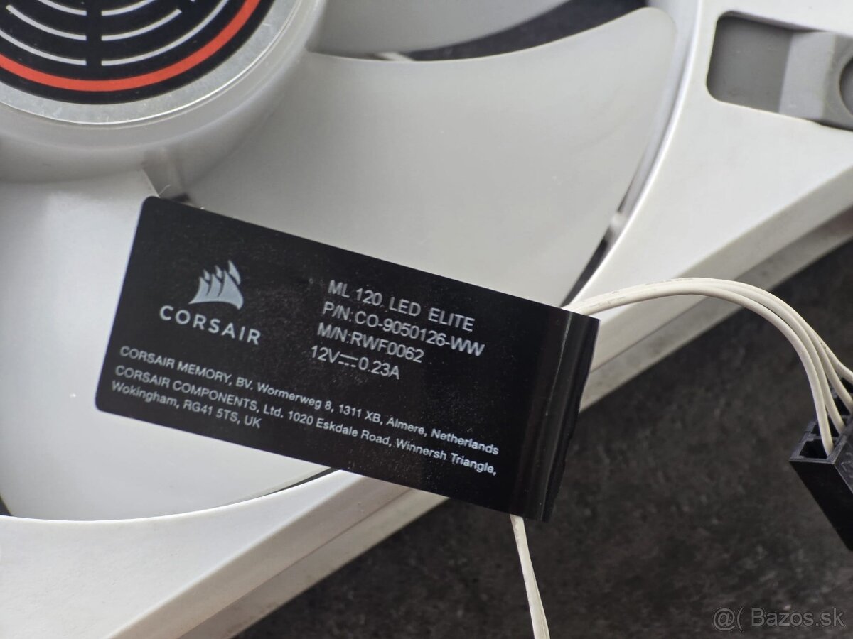 Corsair ML120 LED ELITE White (Red LED) - 8