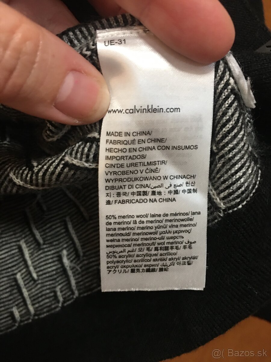 CALVIN KLEIN originál merino damsky svetrik S/M - 8