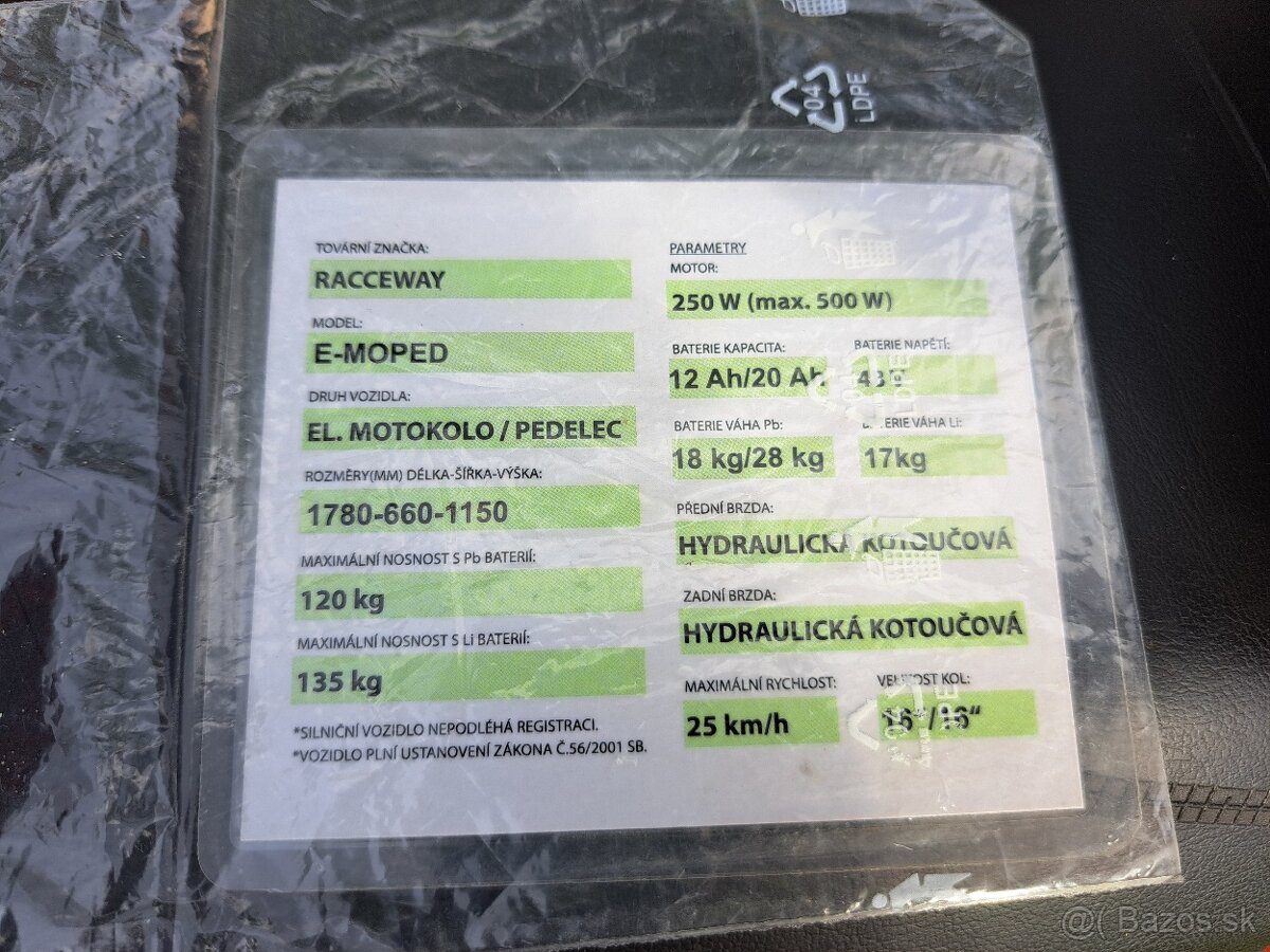 Elektrický skuter z dvoma batériami. - 8