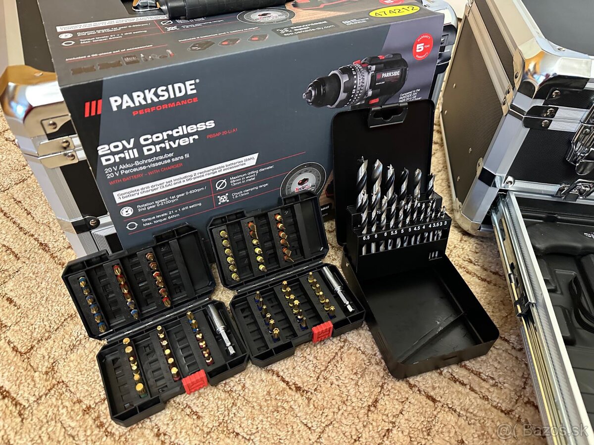 Parkside Performance AKU vŕtačka - 8