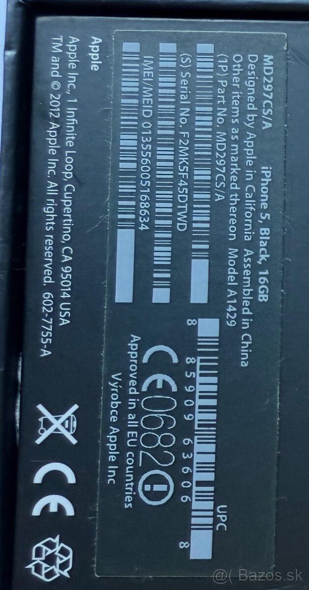 Iphone 5,16 GB - 8