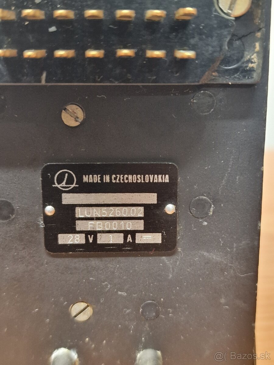 ☆ LUN 5260.02 / MADE IN CZECHOSLOVAKIA - 8