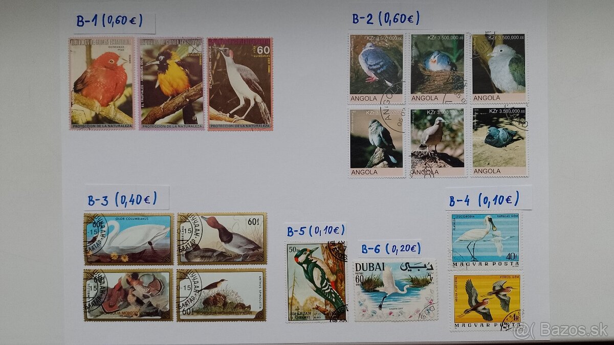 Poštové známky - 8