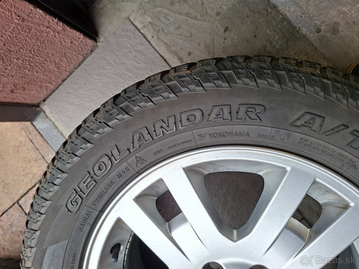 Orig.hliníkové disky Land Rover Freelander II--R17 - 8