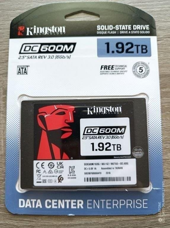 2,5" Kingston DC600M Enterprise 1/2/4 TB - Extrémna životno - 8