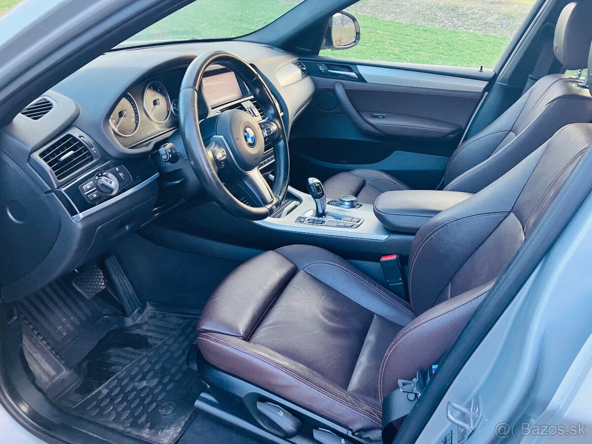 BMW X4 xDrive20d M-Sport, hnedá koža, veľmi pekný stav - 8