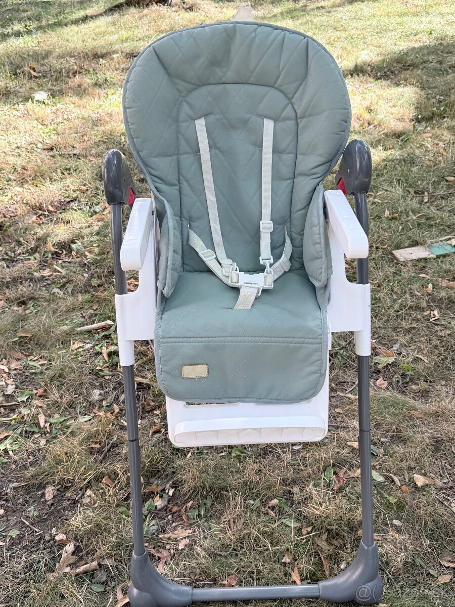 Jedálenská stolička Lorelli Oliver Grey PU Leather - 8