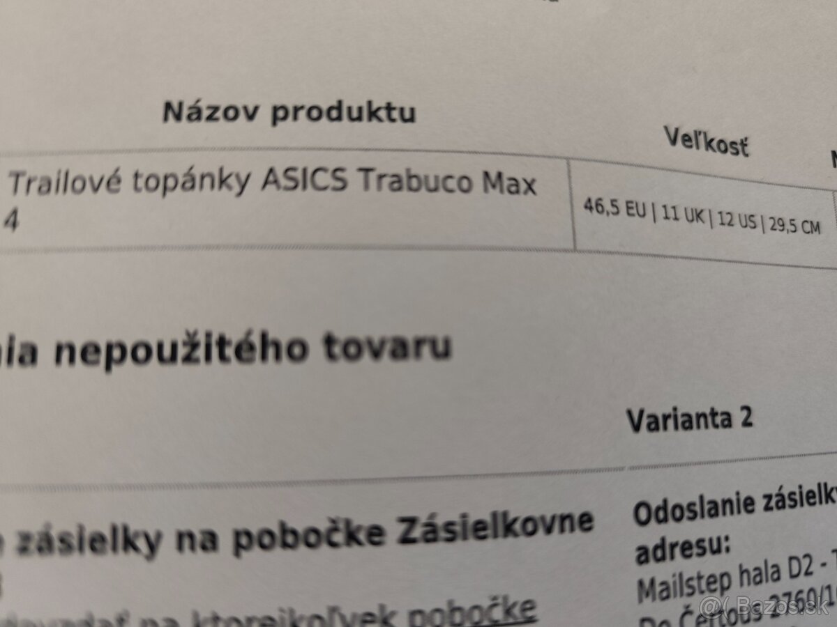 Asics trabuco Max 4 - 8