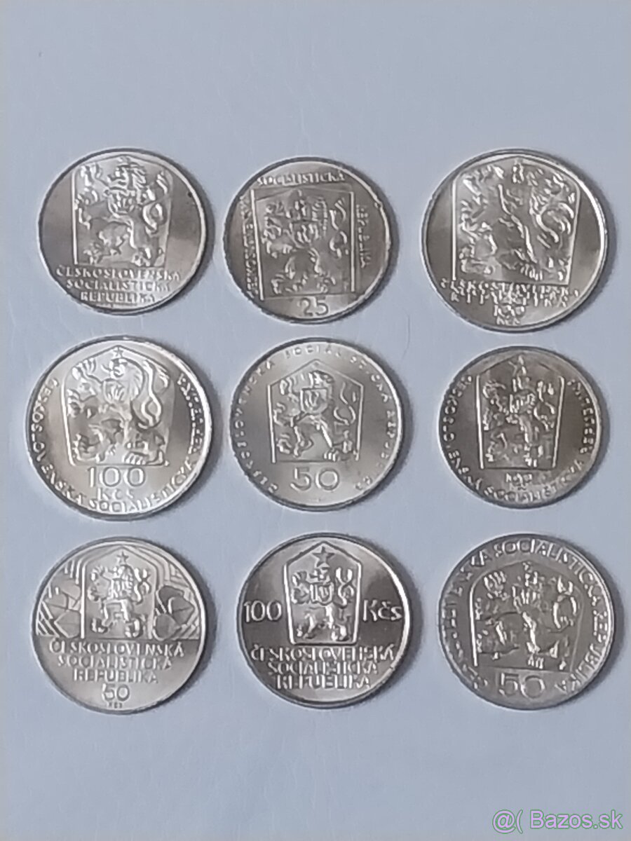 Československe strieborne mince - 8