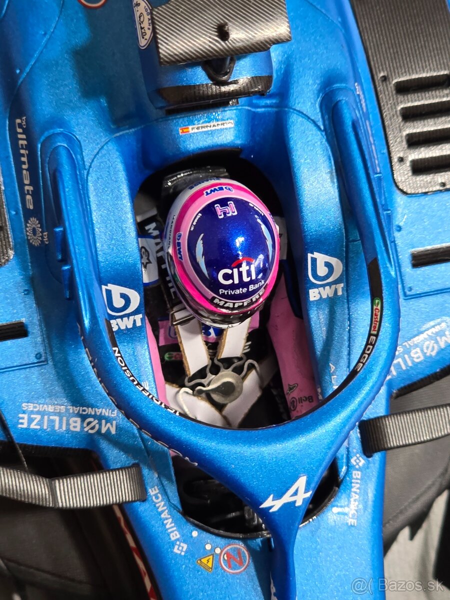 Fernando Alonso (Alpine A522 BWT) 1:18 VC Monaco 2022 7th. - 8