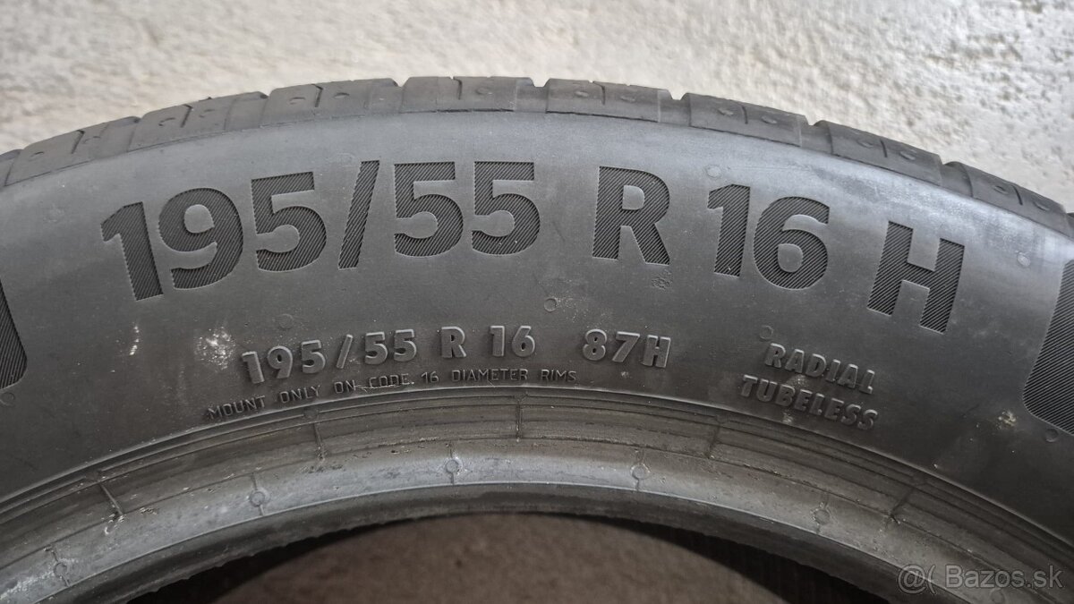 Pneumatiky 195/55 r16 Continental Letné - 8