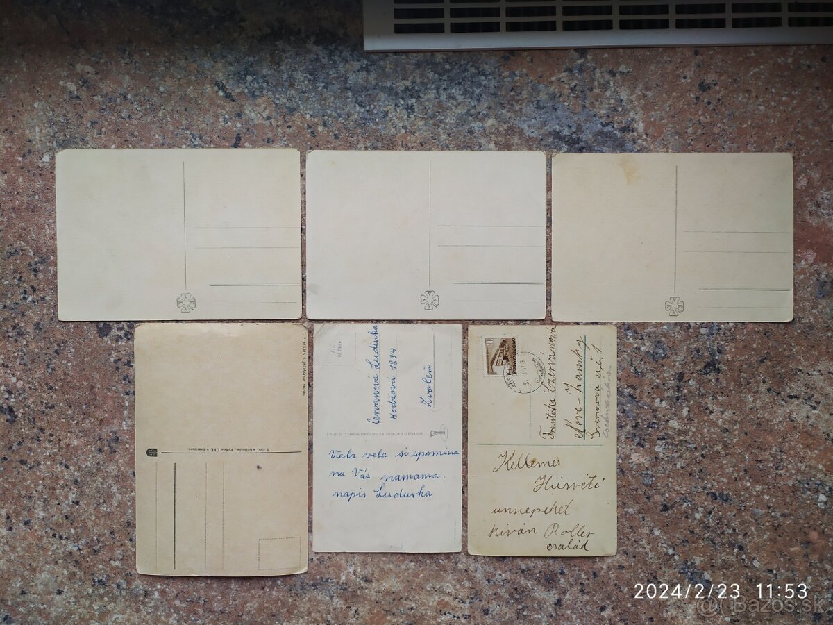 PREDÁM VEĽMI STARÉ POHĽADNICE. Č.2 - 8