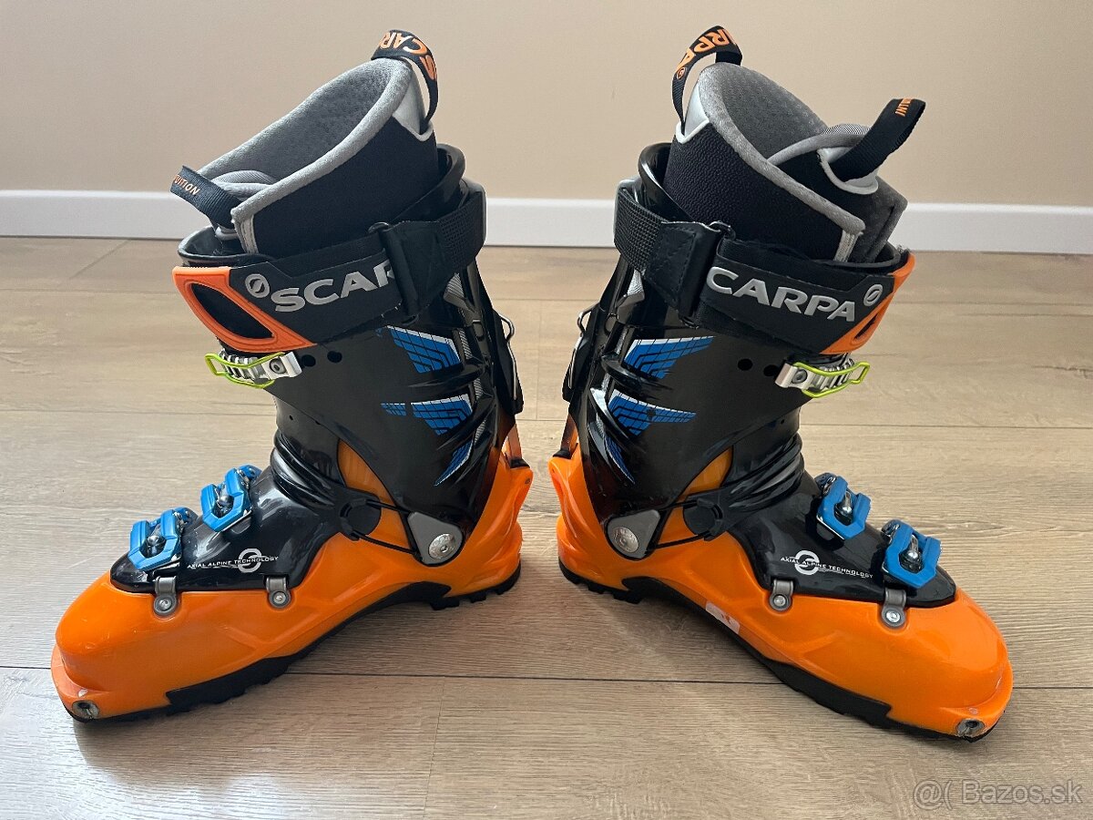 SCARPA lyžiarky 255- orange/black/blue - 8