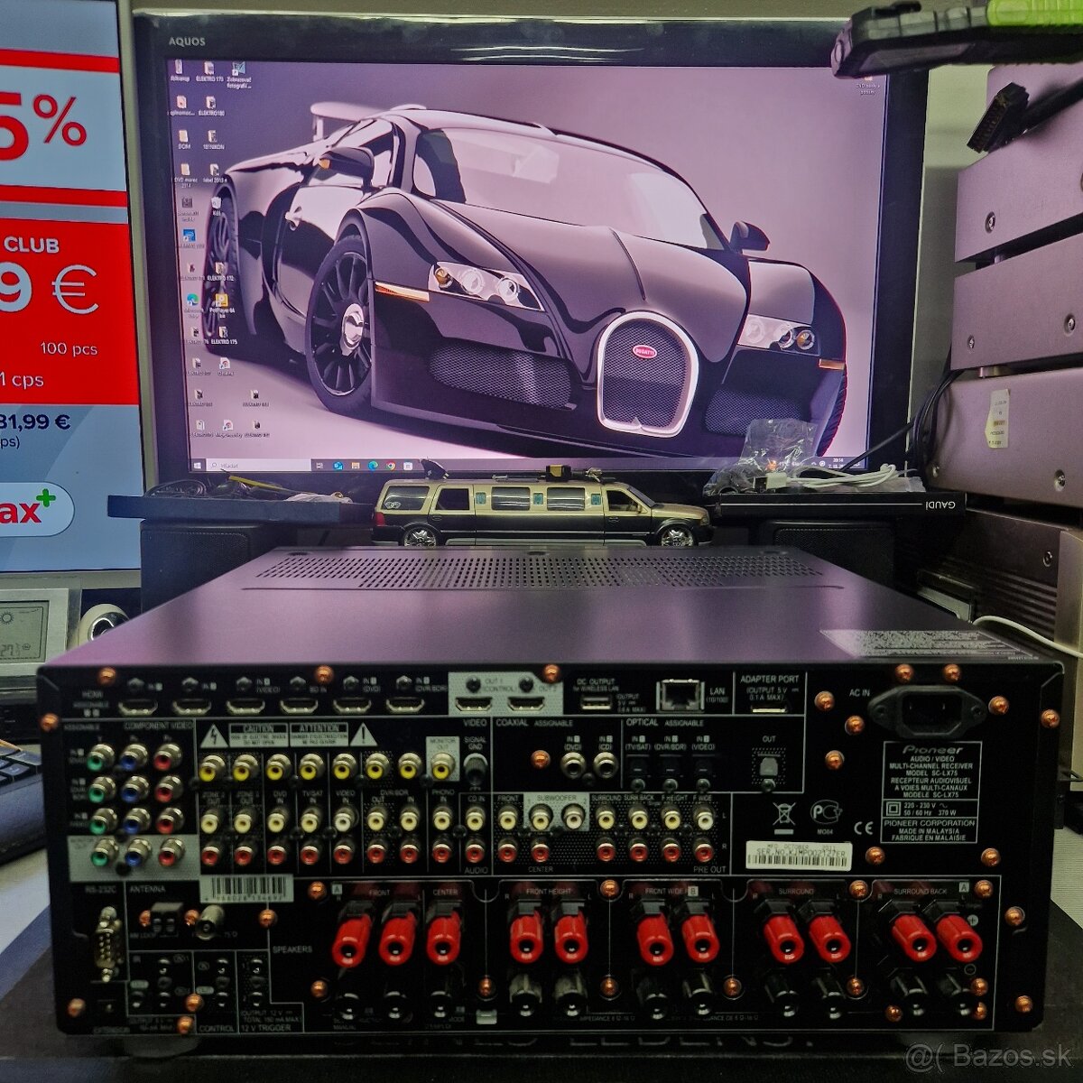 PIONEER SC-LX75...AV receiver 9.2 , Dolby Digital, Dolby Dig - 8