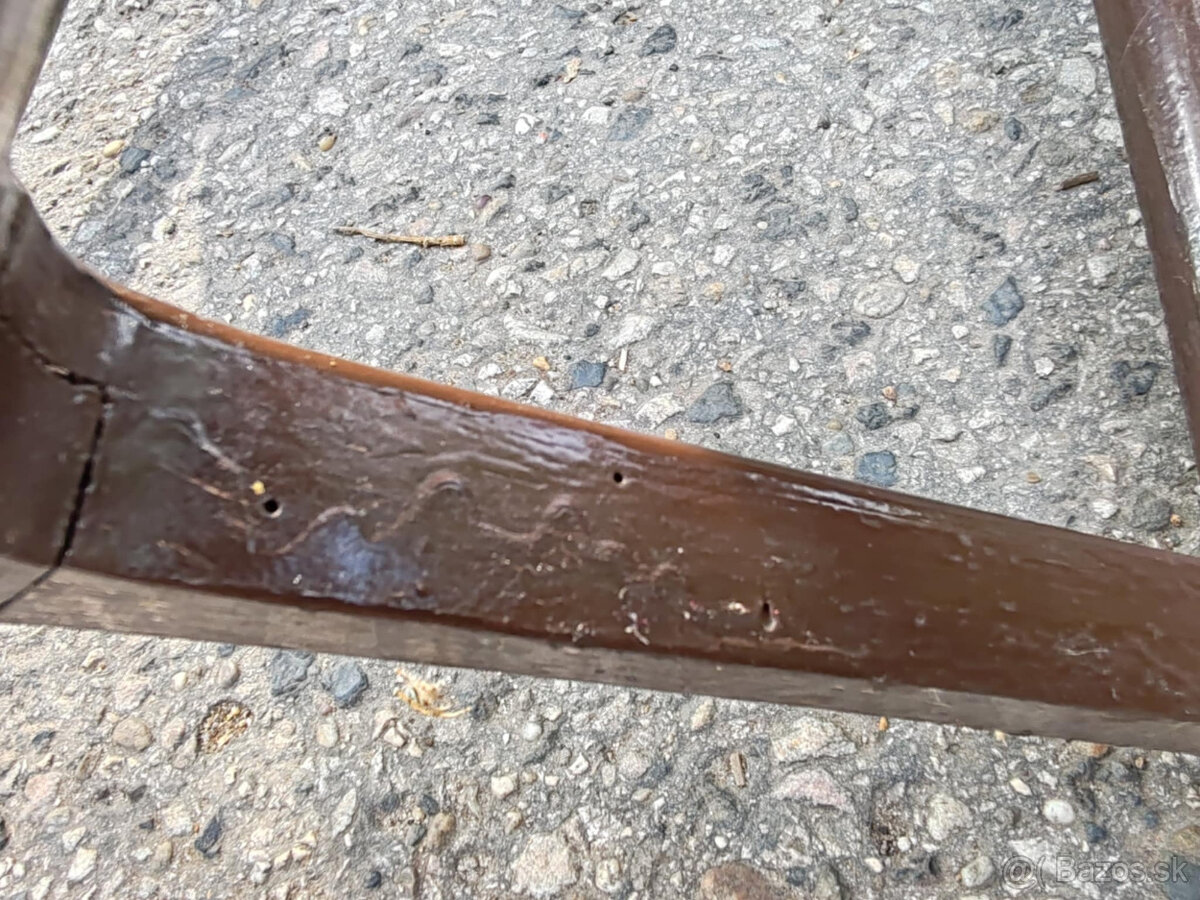 Kaviarenský stolík J. Hoffmann a 4x stolička Thonet - 8