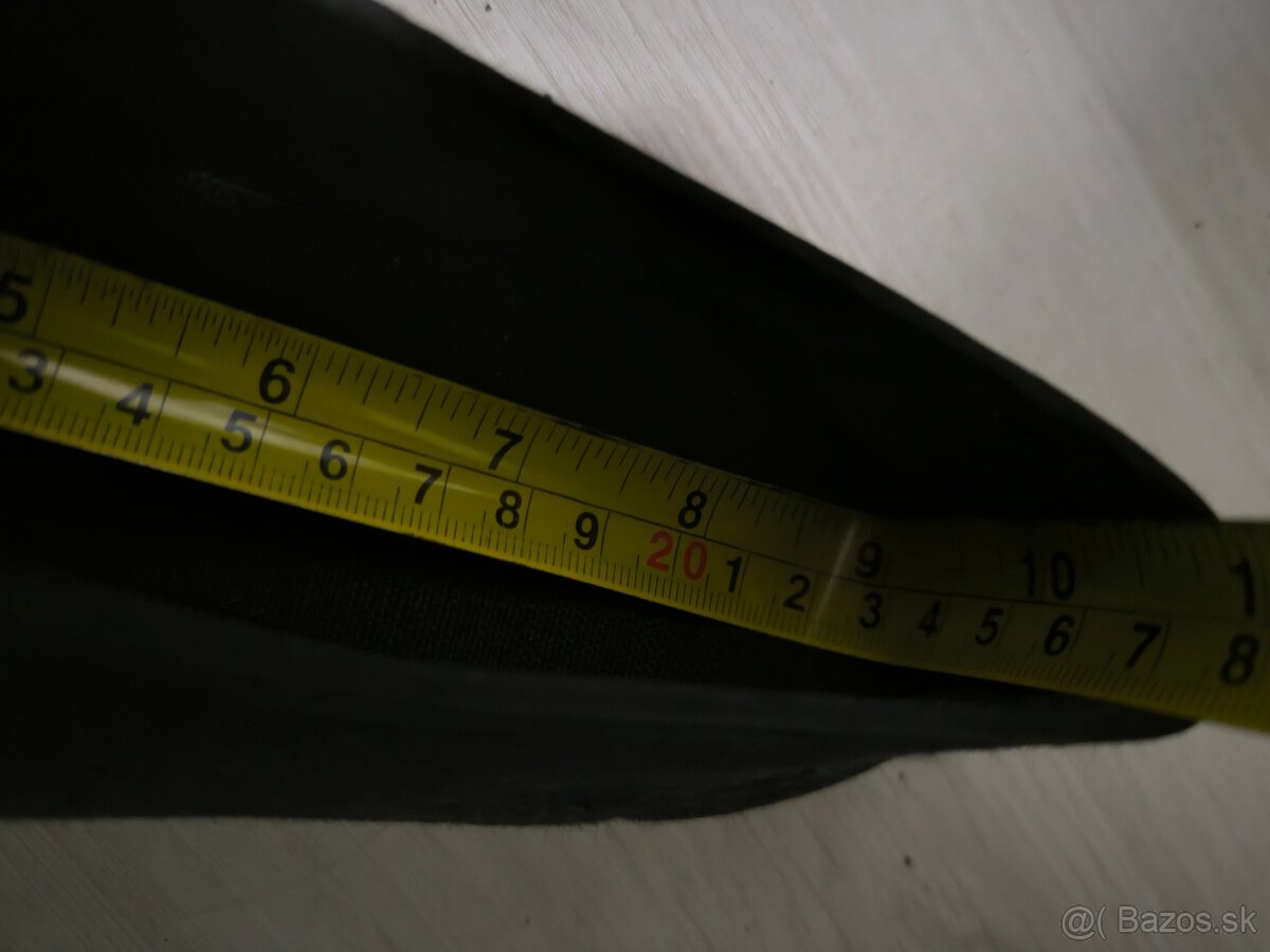 Nové plátené čierne letné tenisky veľkosť 37 symbolická 5 € - 8