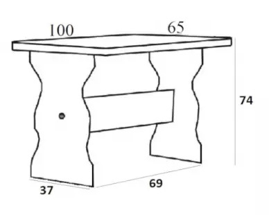 Na predaj jedálenský stôl s lavicou - 8