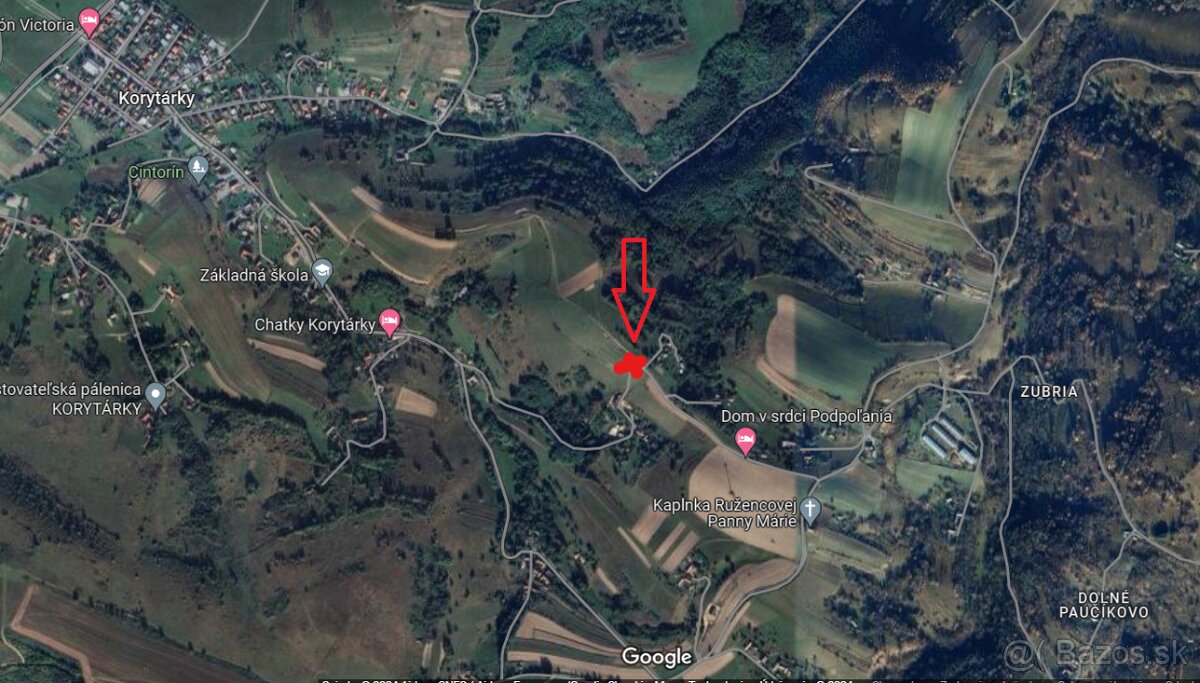 Korytárky, Detva - pozemok na samote - 8