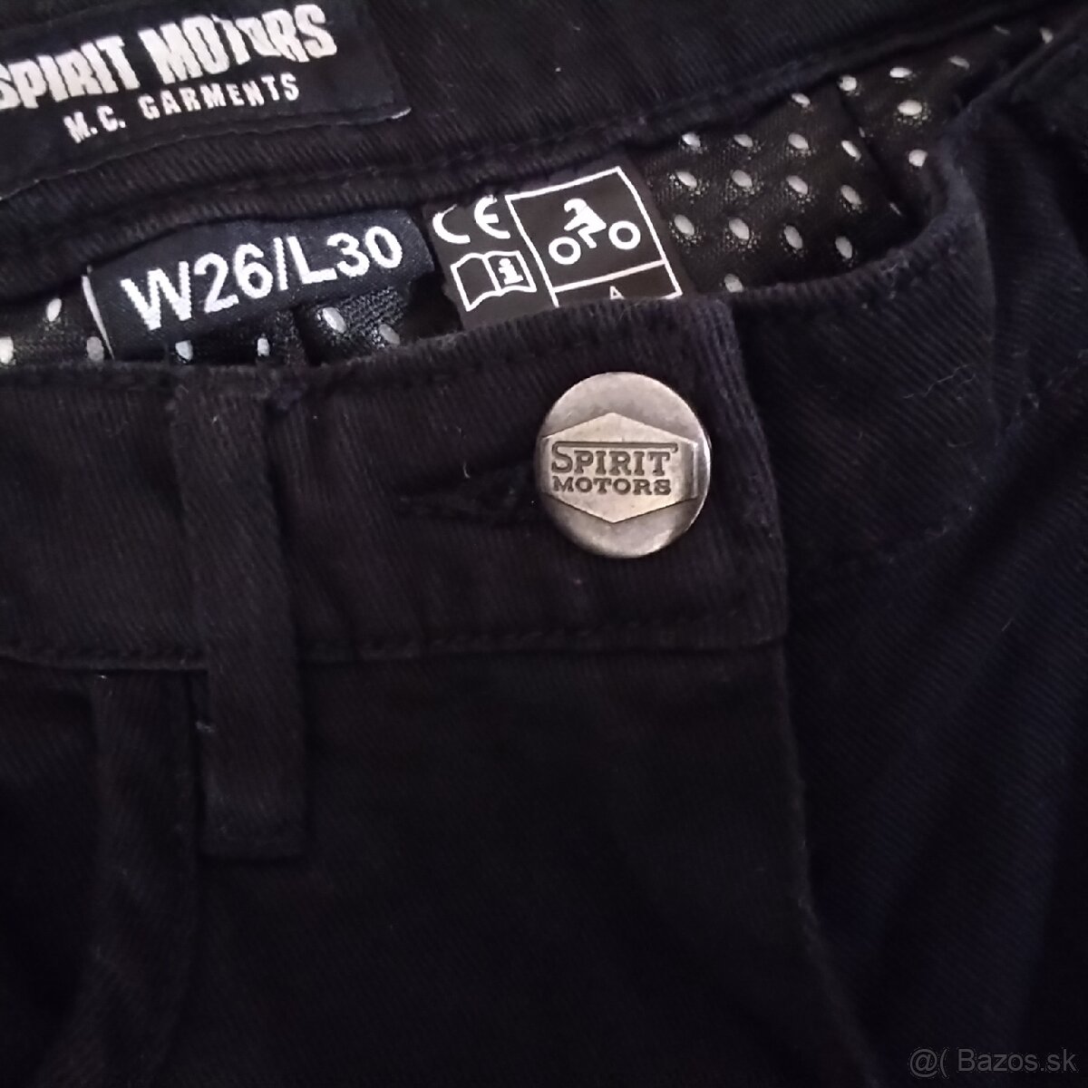 Dámske Moto Džínsy Spirit Motors W26/L30 CE - 8