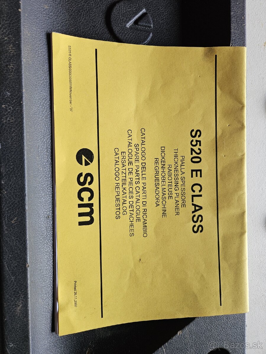 Tloušťkovací frézka SCM S520e Class - 8