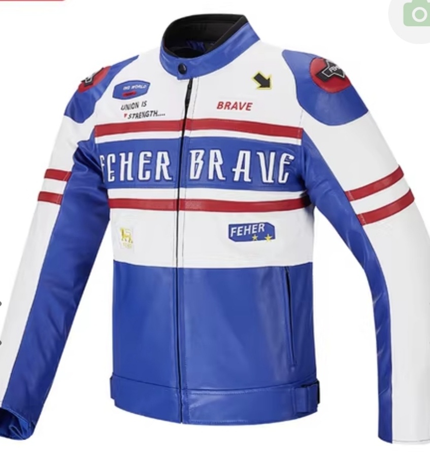 Kožená moto bunda - 8