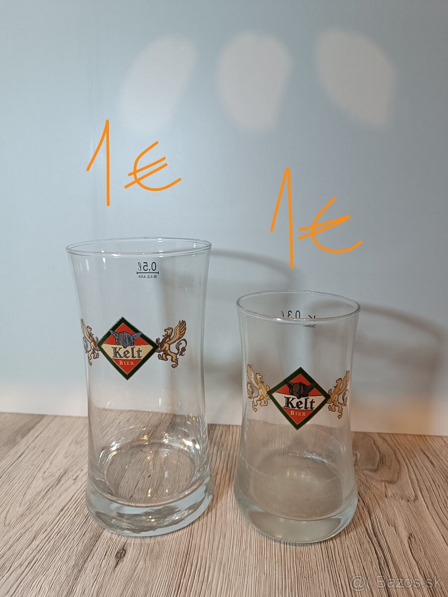 Slovenské pivové poháre 6 - 8